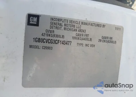 2012 Chevrolet Silverado 2500Hd Work Truck из США, поврежденный, VIN 1GB0CVCG3CF143477